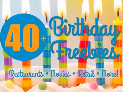 Way before your birthday rolls around, sign up for these birthday freebies so you can enjoy frugal fun on your birthday!