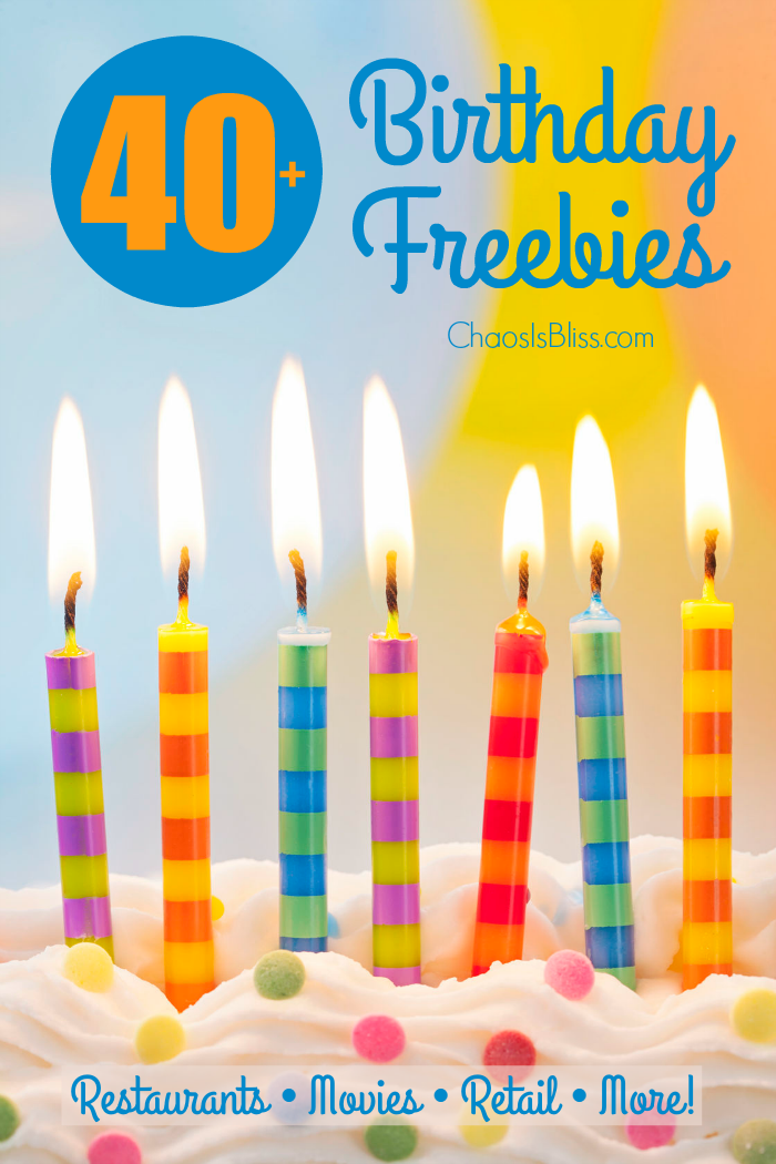 Way before your birthday rolls around, sign up for these birthday freebies so you can enjoy frugal fun on your birthday!