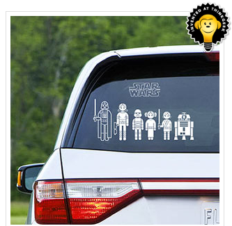 Star Wars window decals