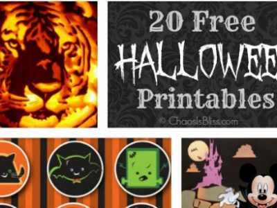 20 Free Halloween Printables