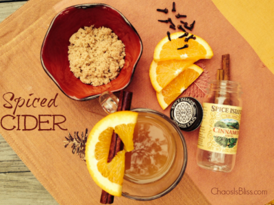 An easy slow cooker Spiced Cider recipe to add to your Fall drink recipes!