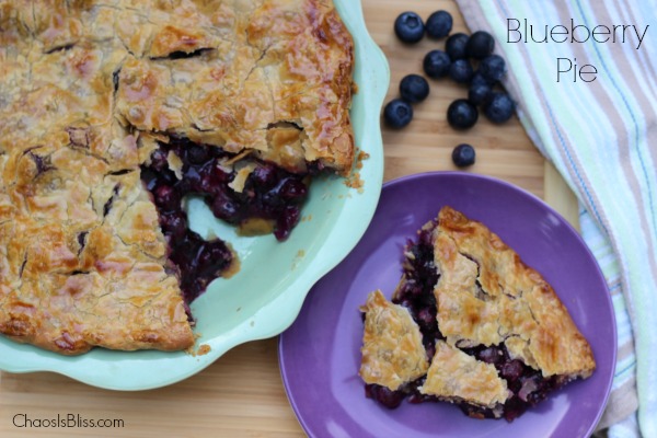 Blueberry Pie recipe