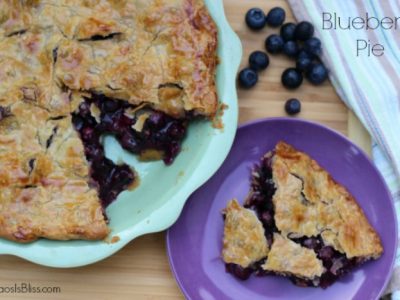 This is the easiest, and best Blueberry Pie recipe you'll ever need.