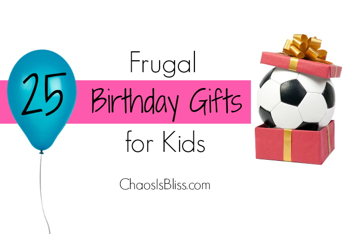 On a budget? These frugal birthday gifts for kids will give you a ton of easy, fresh ideas for the next frugal birthday party your child attends!