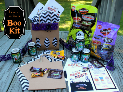 Have some family fun in your neighborhood with this Boo Kit! Learn how to make a Boo Kit with a free Halloween printable.