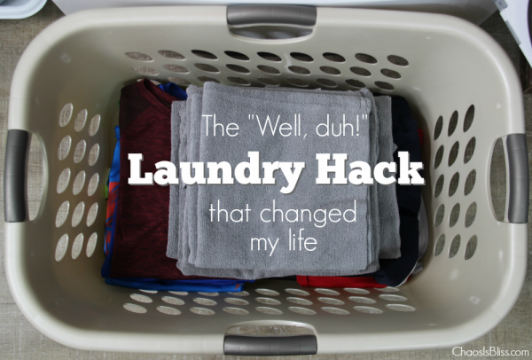 A "well, duh!" moment after I figured out this laundry hack that now saves my time and sanity. 