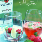 There could not possibly be a more refreshing summer adult beverage than a ice cold Strawberry Mojito, made with freshly picked strawberries and homegrown mint.