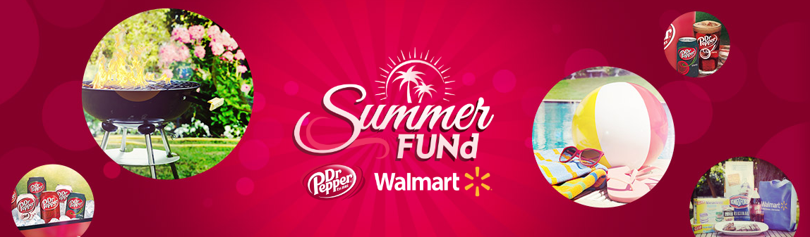 Summer FUNd contest with Dr Pepper and Walmart