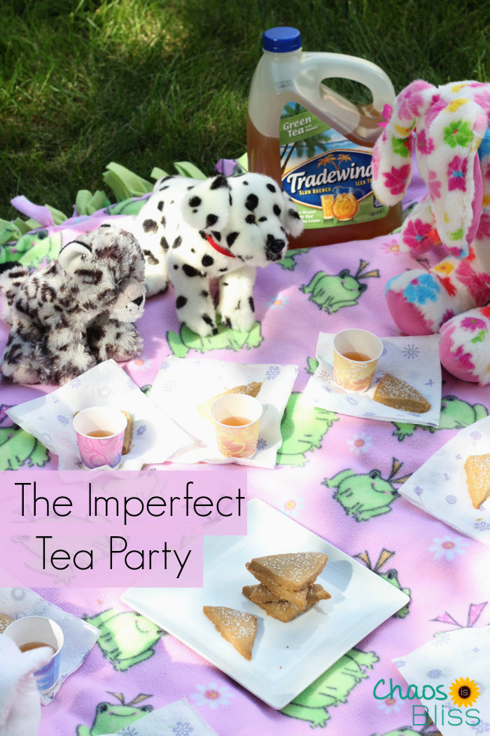 Plan an Imperfect Tea Party, and savor moments with your children without feeling like everything has to be perfect!