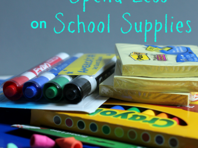 follow these money saving tips and learn how to spend less on school supplies!
