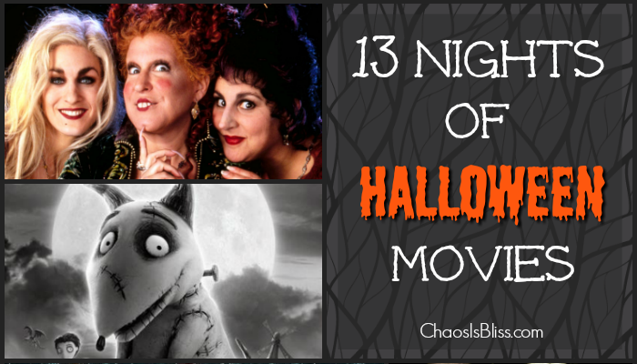 Watching scary movies is a fun thing to do leading up to Halloween. Here are 13 Nights of Halloween Movies, starting Oct. 19th, 2016 on Freeform (ABC Family).