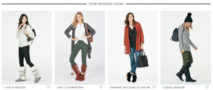 JustFab Fall styles