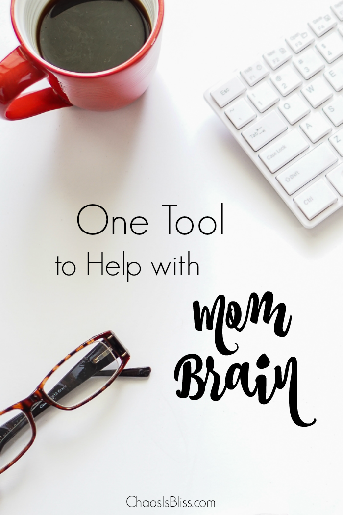 I totally have "mom brain", and found this to be one tool that helps me survive!