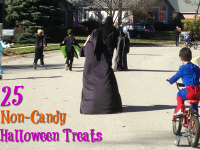 Looking to have a healthy Halloween? Here are 25 non-candy Halloween treats, to scare away cavities!