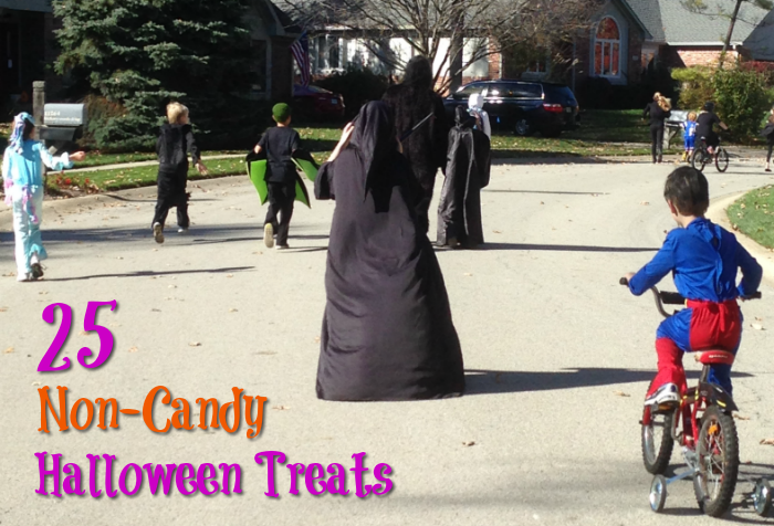 Looking to have a healthy Halloween? Here are 25 non-candy Halloween treats, to scare away cavities!