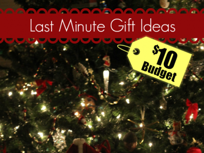 Christmas is just days away, and if you're struggling with finding the time or the budget for last minute Christmas gifts to fill in the gaps, I have a few ideas that will fit within a $10 budget, and can be under the tree in time.