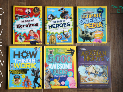 National Geographic Kids books are such a wonderful way to foster kids' love of learning, and I'm giving away a set of hardcover books!