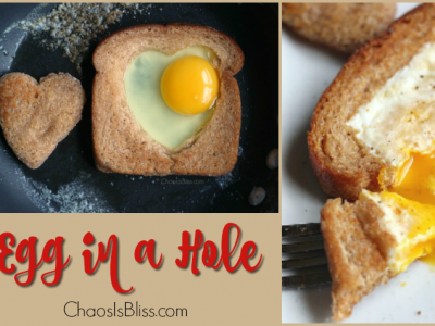 Want a fun breakfast recipe even the kids will eat? Egg in a Hole is an easy 5-minute breakfast recipe that's both delicious and nutritious!