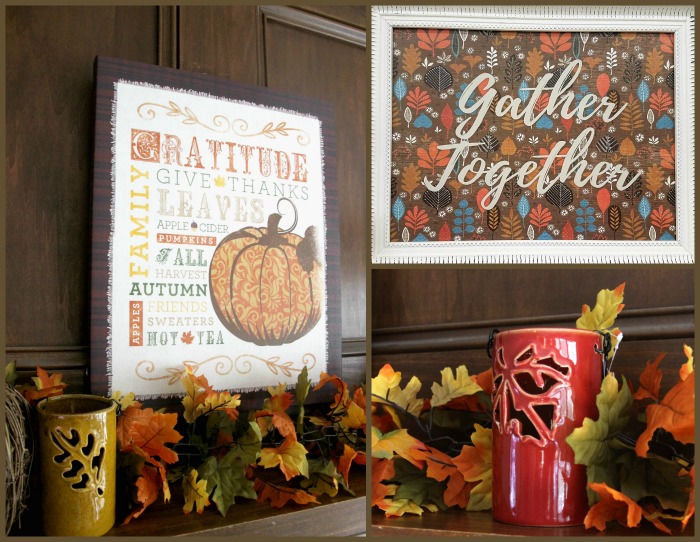 Fall Mantel Decor, how to style a mantel for Fall