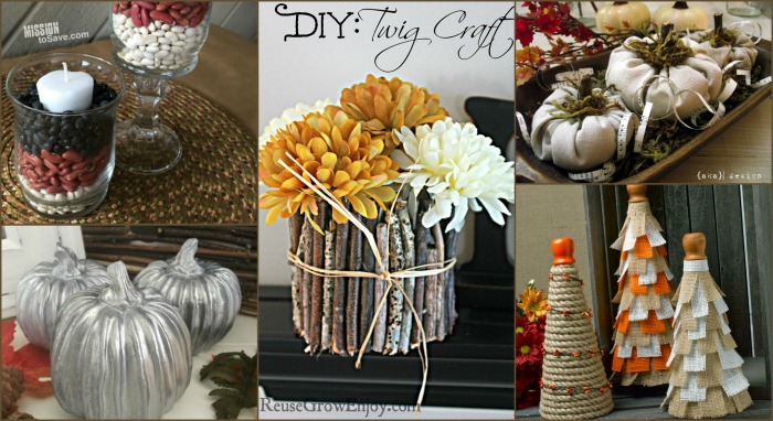 Gorgeous DIY Fall mantel decor