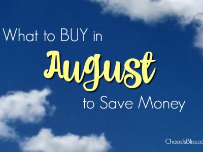 What to buy in August to save money. What's at the year-round lowest prices, that you might want to grab before the price goes back up?