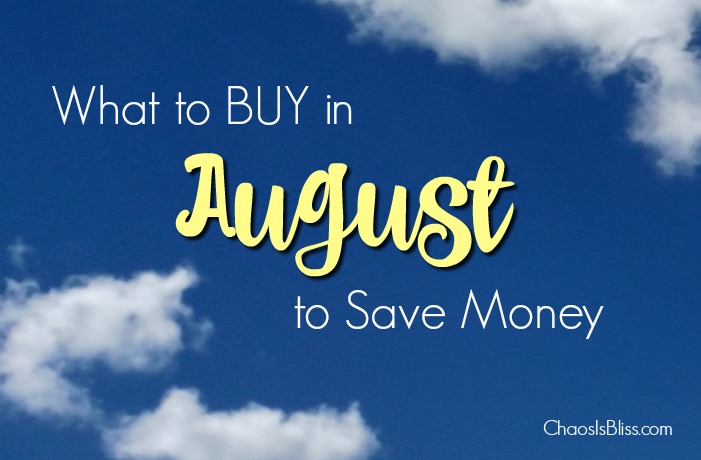 What to buy in August to save money. What's at the year-round lowest prices, that you might want to grab before the price goes back up?