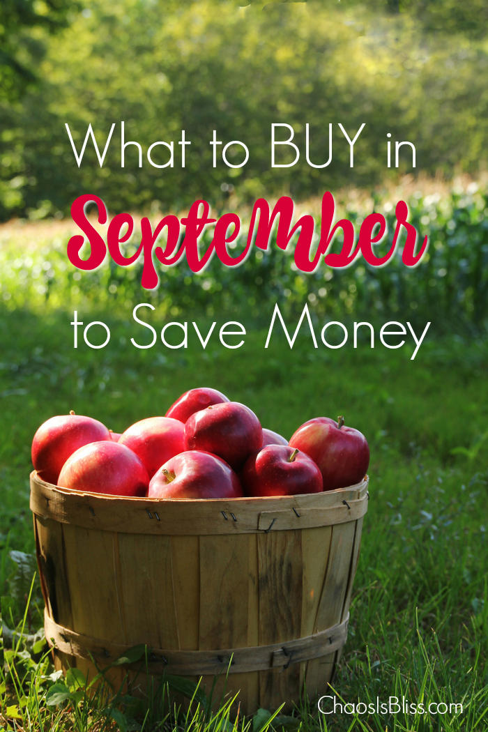 What should you buy in September to save money? What are some money saving tips to save in September?