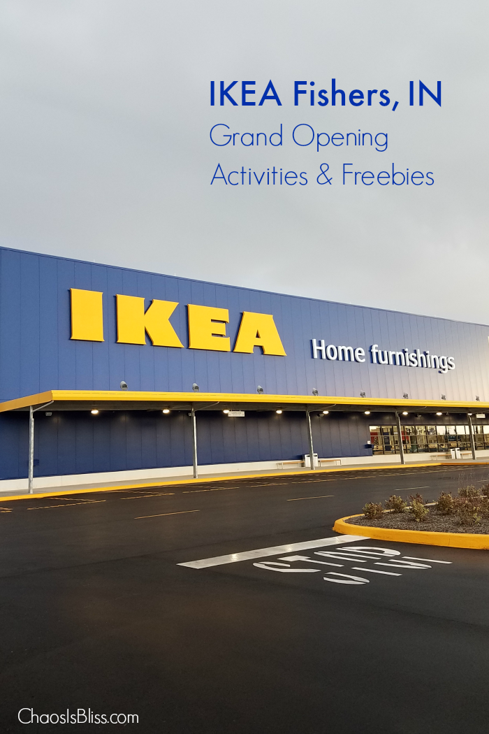 Take a peek at the IKEA grand opening of the new IKEA Fishers (Indiana) and find out about all the grand opening activities & freebies!