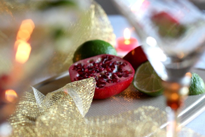 Include a festive holiday cocktail in your party planning, like this Pomegranate Wine Spritzer!