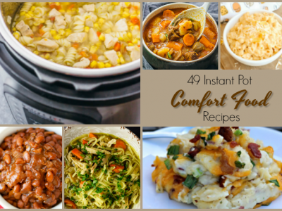 Warm, hearty and perfect for this season ... Instant Pot comfort food recipes for soups and stews, beef, chicken pork and more in your Instant Pot!