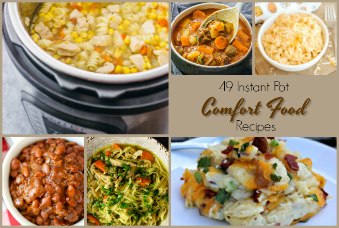 Warm, hearty and perfect for this season ... Instant Pot comfort food recipes for soups and stews, beef, chicken pork and more in your Instant Pot!