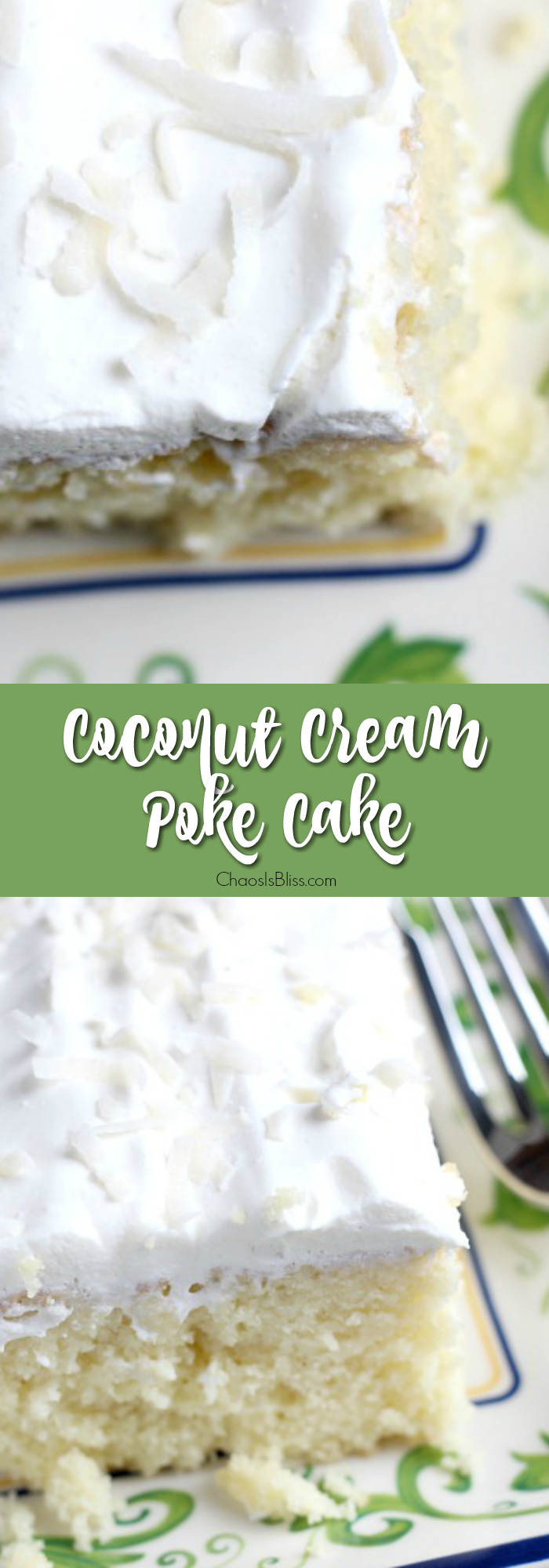 Light, moist and easy to make, this Coconut Cake poke cake recipe will be a favorite twist on a box cake mix recipe you'll savor all through the year!