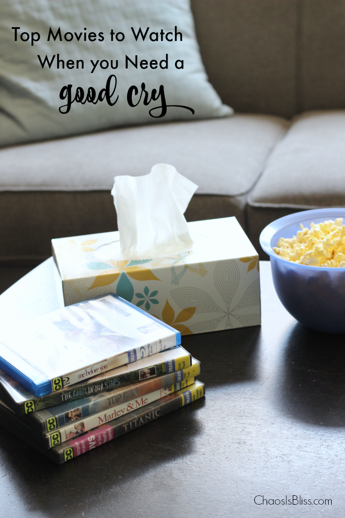 Sometimes you just need a good cry. So grab a box of tissues, make up a big batch of homemade popcorn, and pick one of these top movies for a good cry.