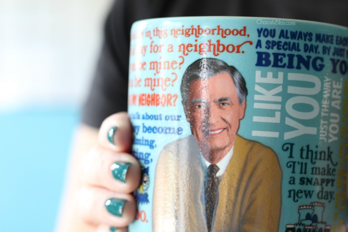 Mister Rogers Sweater Changing Mug