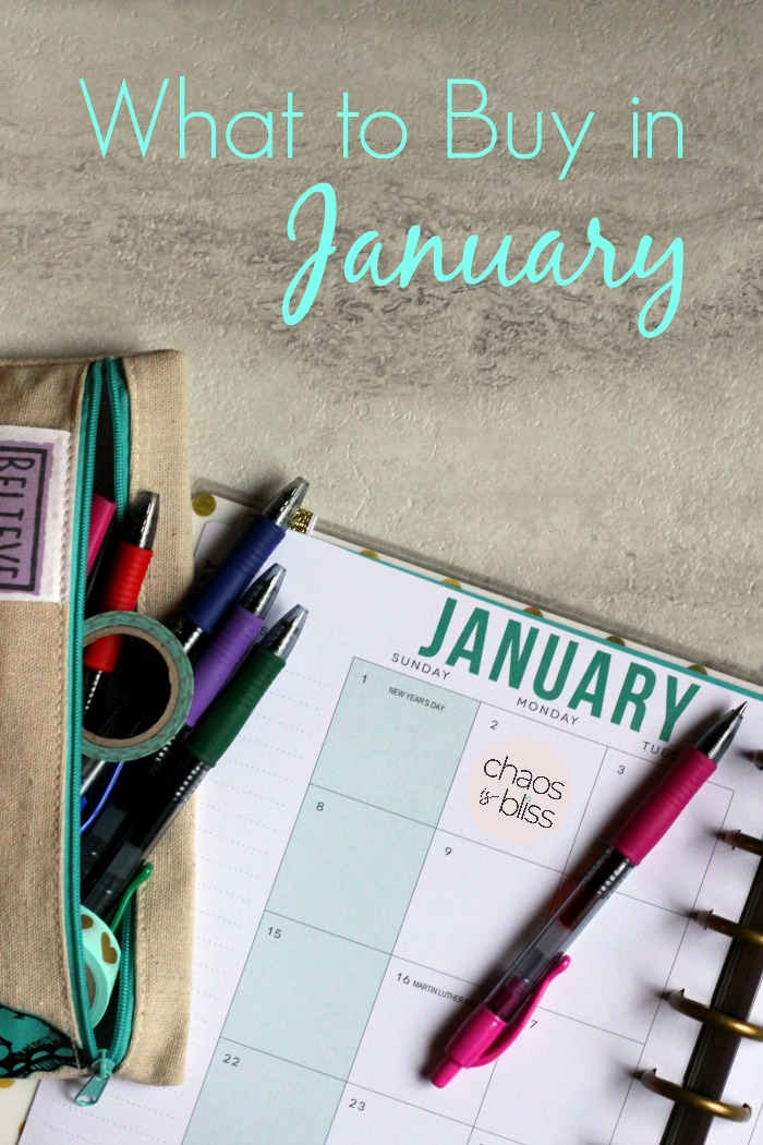 It's the beginning of the year and you want to save money. What to buy in January in order to spend less?