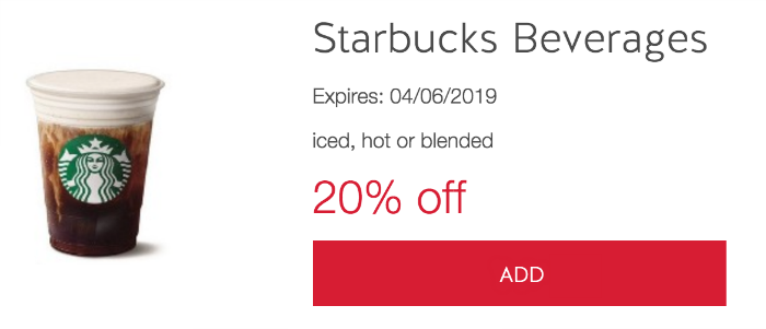 Starbucks Target offer