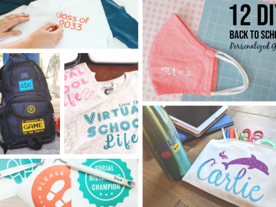 Amazing, crafty bloggers collaborated for this round-up of 12 DIY back to school personalized gifts that are sure to be fun and fancy!