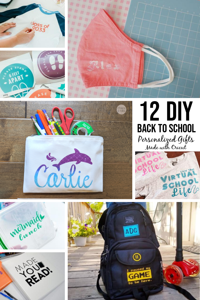 Amazing, crafty bloggers collaborated for this round-up of 12 DIY back to school personalized gifts that are sure to be fun and fancy!