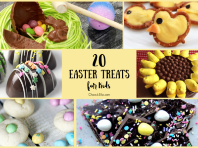 Enjoy these easy to make, 20 Easter treats for kids including Easter cookies, Peeps recipes and more ways to enjoy Spring with fun treats!